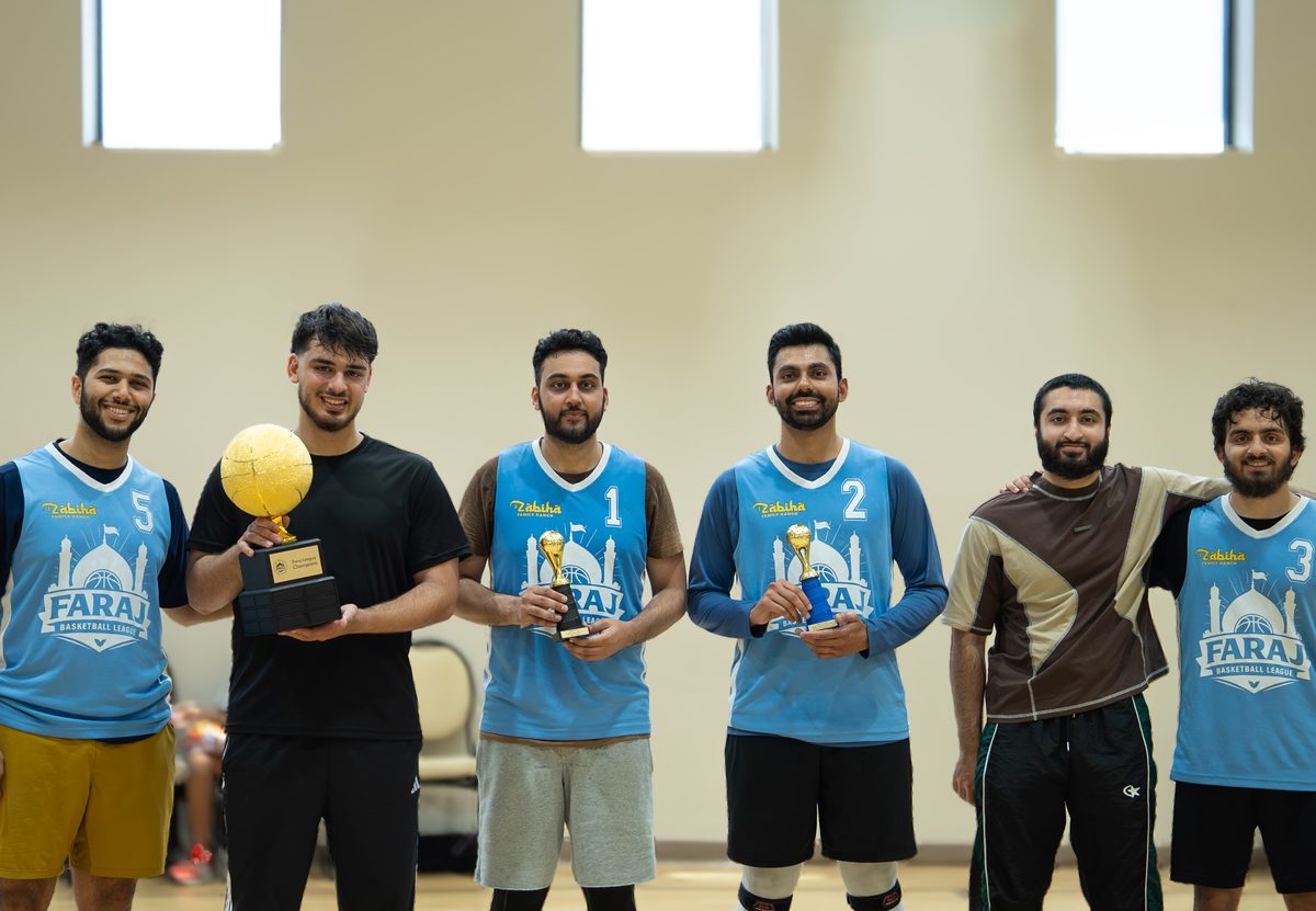 The Spring 2026 champions with the Faraj League trophy